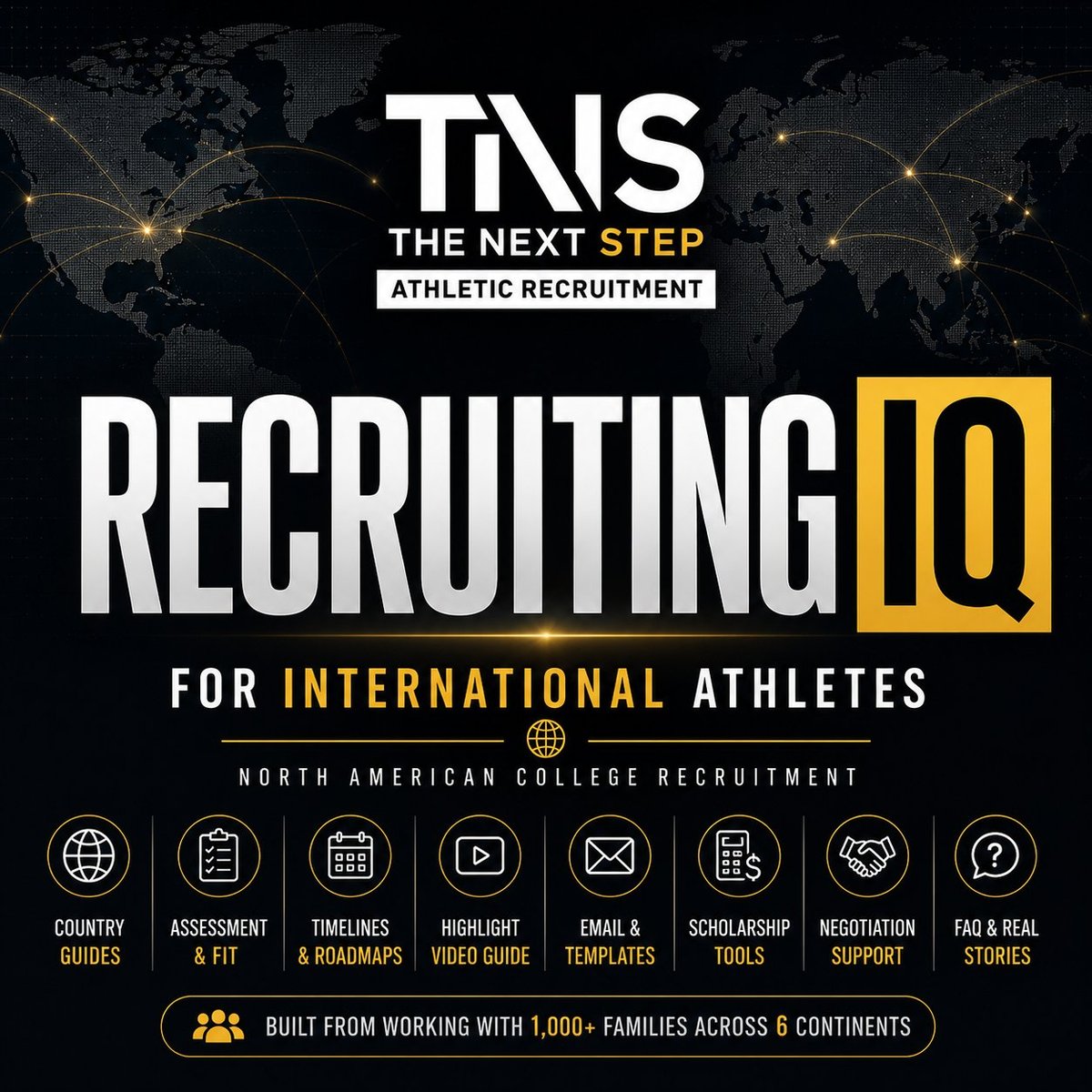 TNS The Next Step Athletic Recruitment - Recruiting IQ for International Athletes, North American College Recruitment